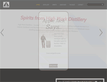 Tablet Screenshot of highmarkdistillery.com